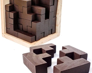 3D Wooden Brain Teaser Puz...