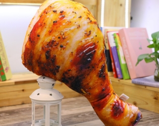 BBQ Chicken Leg Pillow