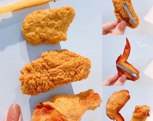 Fried Chicken Hair Pins