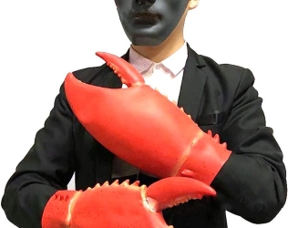 Funny Lobster Crab Claw Gl...