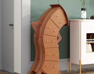 Funny Robot Shaped Cabinet