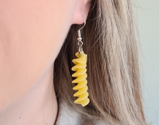 Fusilli Pasta Earrings