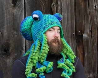 Knitted Octopus Hat
