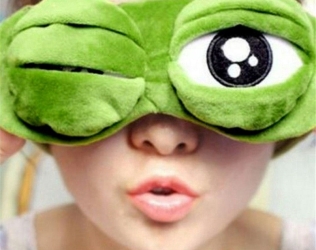 Sad Frog Eye Mask 