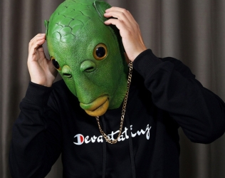 Weird Green Fish Mask