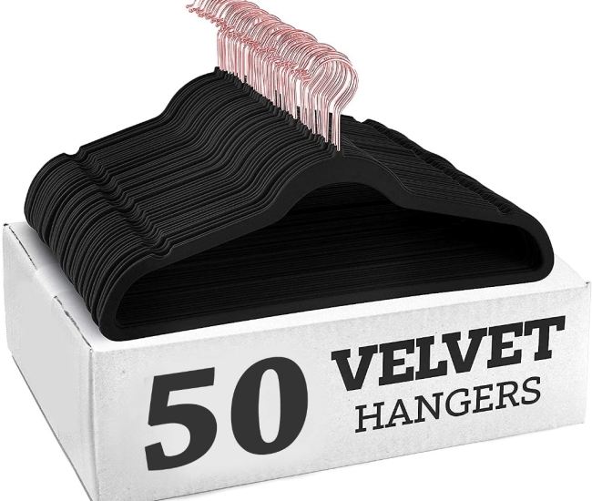 50 Velvet Hangers