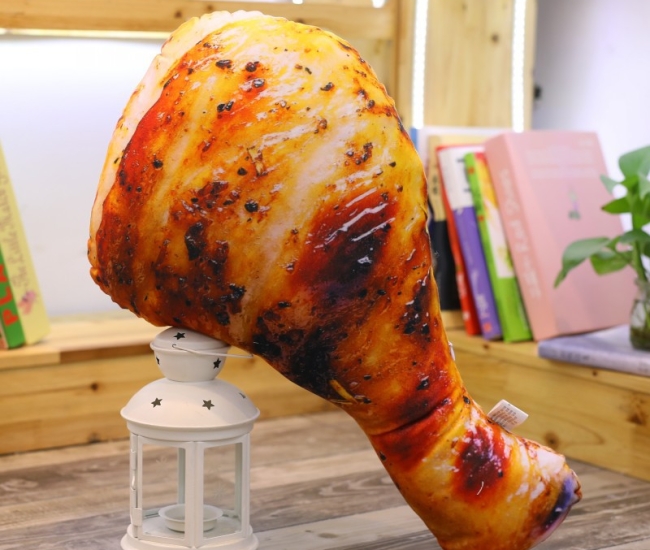 BBQ Chicken Leg Pillow