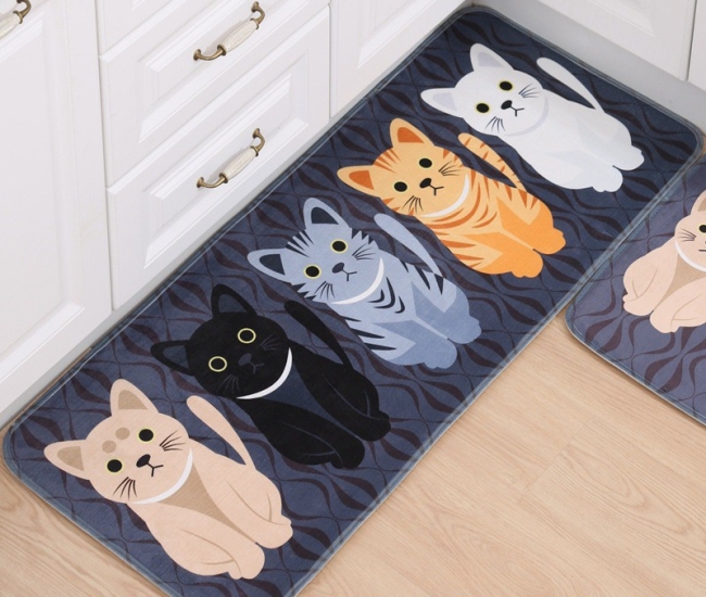 Cute Cat Anti Slip Mat