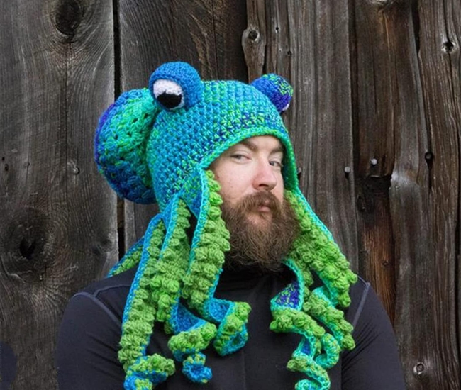 Knitted Octopus Hat