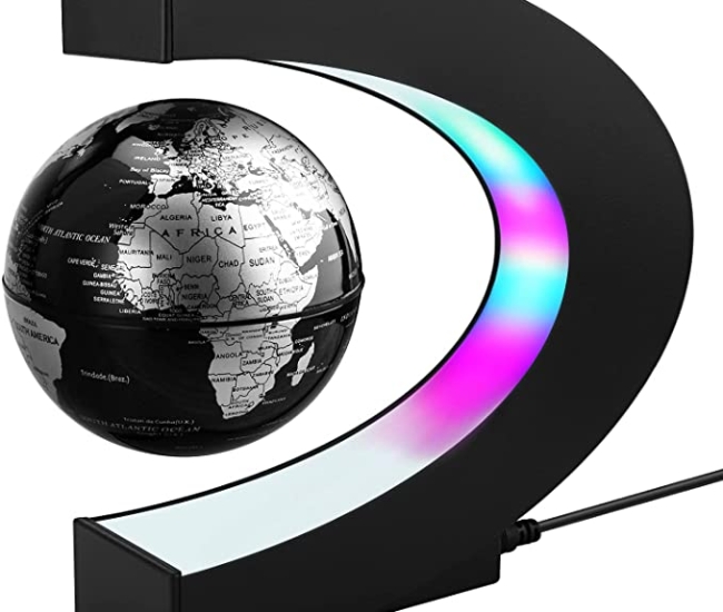 Magnetic Levitation Floating World Map Globe