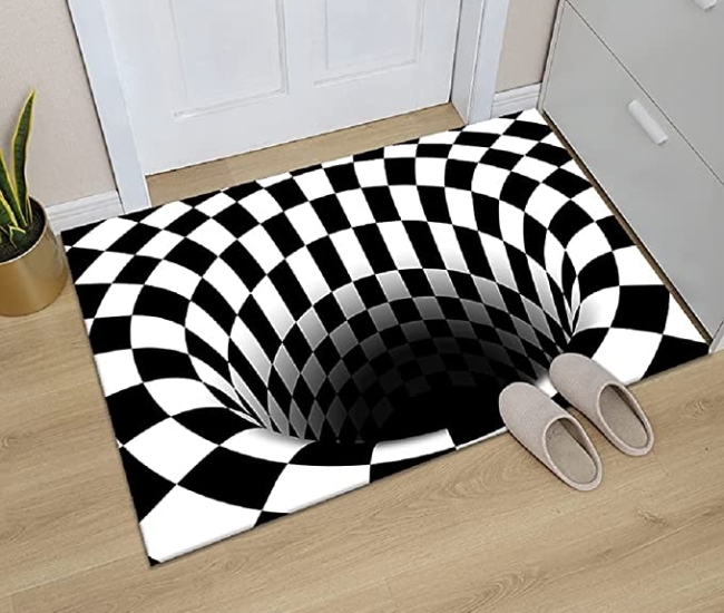 Optical Illusion Vortex Carpet