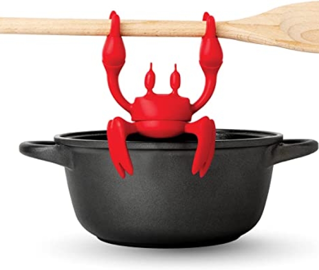 Red Crab Utensil Rest