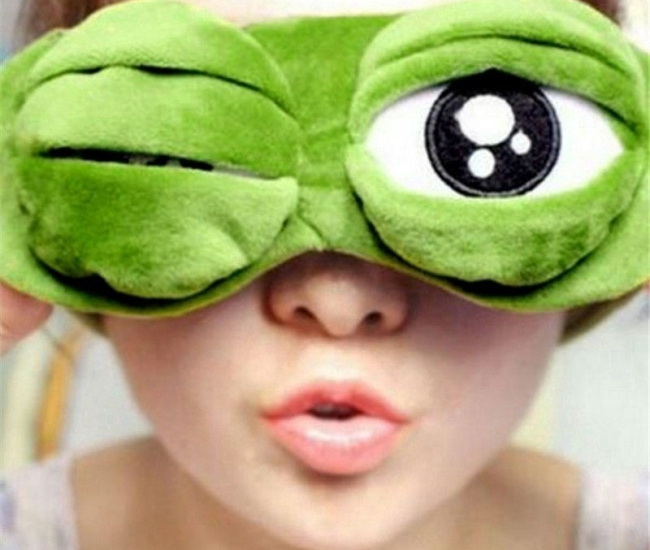 Sad Frog Eye Mask 