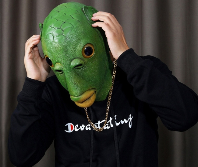 Weird Green Fish Mask