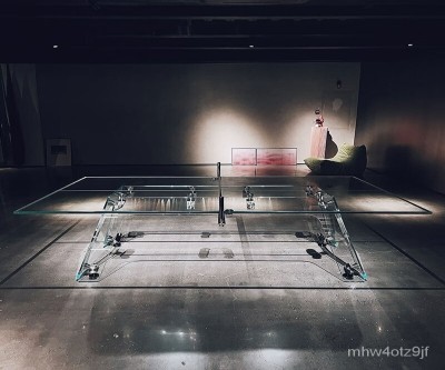 $60k Ping Pong Glass Table