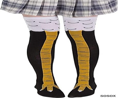 Crazy Funny Chicken Leg Socks