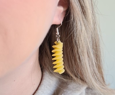 Fusilli Pasta Earrings