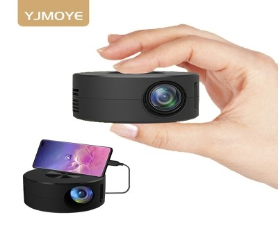 Portable Mini Projector with Mirroring Screen for Smartphone