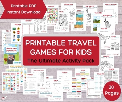 Printable Travel Games for...