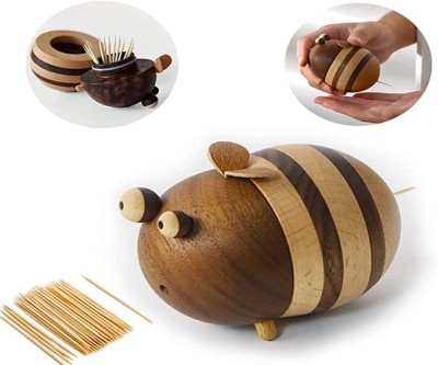 Wooden Bee Toothpick Dispe...